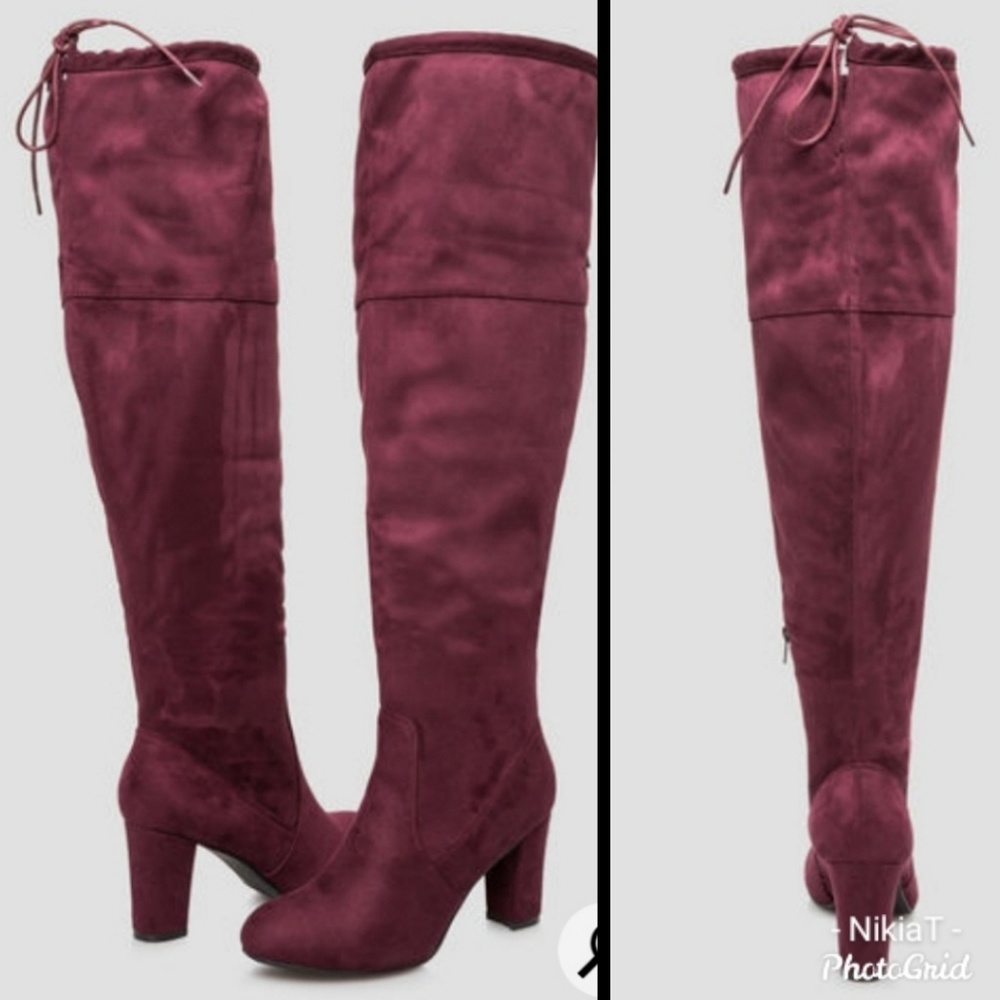 OVER THE KNEE WIDE CALF BOOT